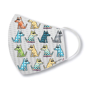 Groovy Teddy - Face Mask Groovy Teddy, Face Mask, teddy the dog